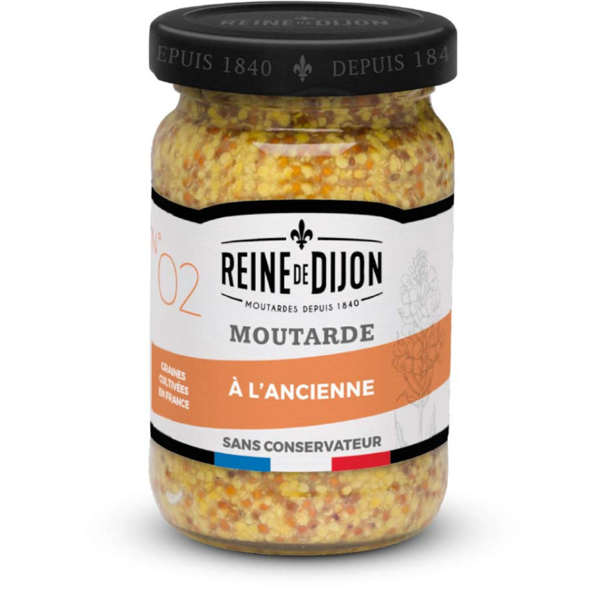 Reine de Dijon, Mustard Whole Grained, 5kg Tub